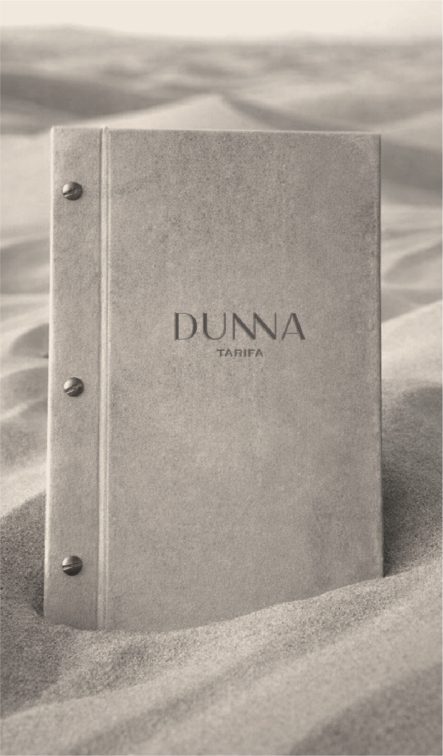 Carta del restaurante DUNNA Tarifa sobre la arena