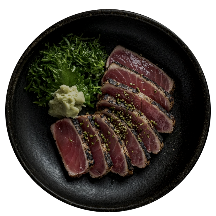 atun de carta de restaurant en Dunna Tarifa.