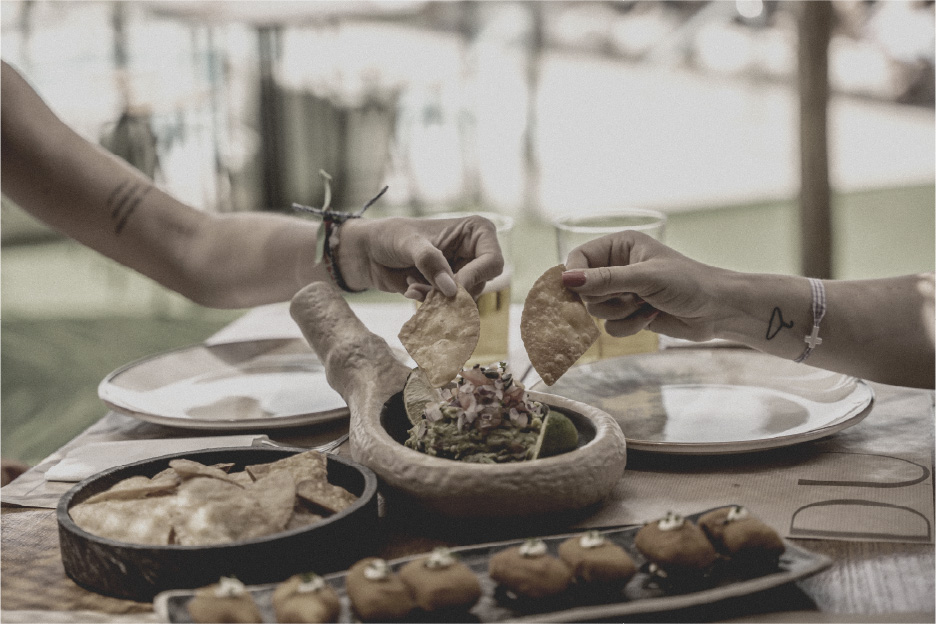Nachos de la carta del restaurante DUNNA Tarifa